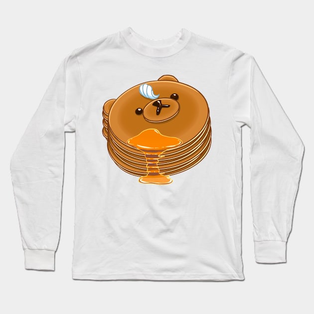 Bear Pancakes Long Sleeve T-Shirt by SassyTiger